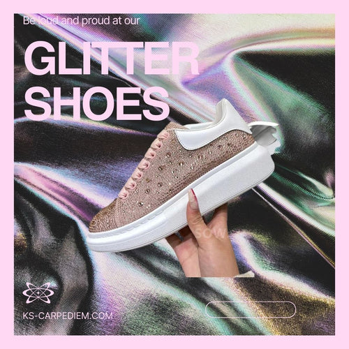 Glitter sneakers de colores McQueen. 35-45