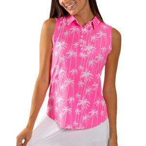 Barbie fashion: Pink Golf Camiseta para ella sin mangas.