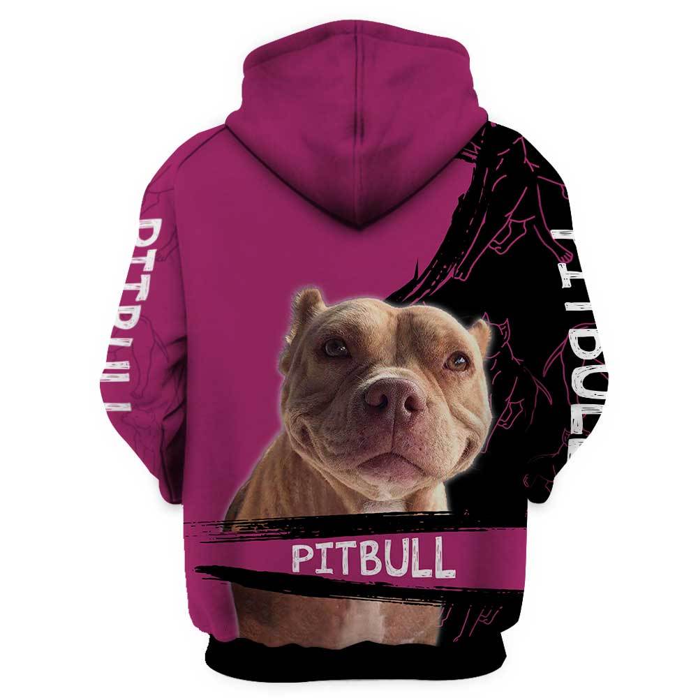 Sudadera capucha con o sin cremallera camiseta mujer. PITBULL. 7XL