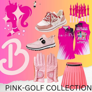Pink-Golf Collection- Polo estampado 3D 4XL