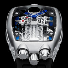 Cargar imagen en el visor de la galería, Pandu Designs-reloj mecánico para hombre, tipo ducatti chilon 30M.