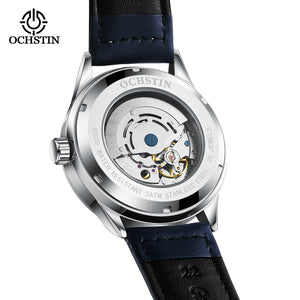 OCHSTIN-Reloj de pulsera piel auténtica, con esfera semanal y fecha