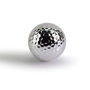 Unique Silver Gold Golf Balls for Golfer Indoor Outdoor Swing Putter Training Practice Balls Gift for Father Friend Christmas