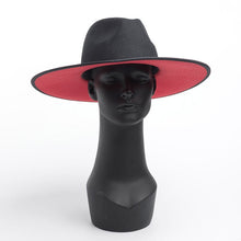 Cargar imagen en el visor de la galería, Sombrero Cordobes para mujeres negro-rojo 56-58cm