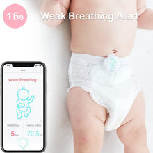 Cargar imagen en el visor de la galería, Monitor de bebé movimiento respiratorio, temperatura, posición.