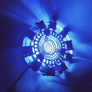 Reactor Arco DIY Corazon Tony Stark Lampara LED. Maqueta MK1 acrilica.