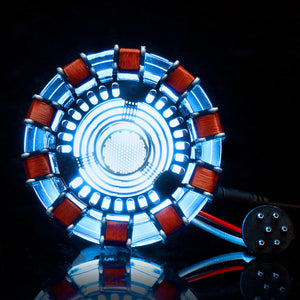 Reactor Arco DIY Corazon Tony Stark Lampara LED. Maqueta MK1 acrilica.