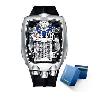 Pandu Designs-reloj mecánico para hombre, tipo ducatti chilon 30M.