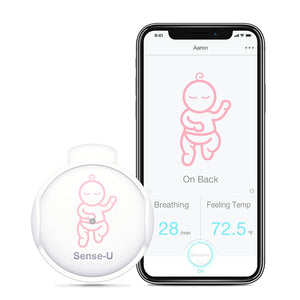 Monitor de bebé movimiento respiratorio, temperatura, posición.