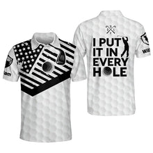 Cargar imagen en el visor de la galería, Polo de Golf con estampado 3d para hombre y mujer, camisetas deportivas ajustadas para gimnasio
