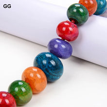 Cargar imagen en el visor de la galería, GuaiGuai-gargantilla de ágata multicolor para mujer, collar de 19 &quot;, varios colores