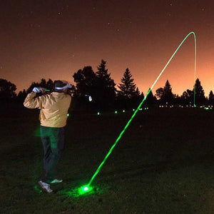 Pelota de Golf de noche luminosa, 6 piezas,fluorescente, para entrenamiento, práctica de golpeo