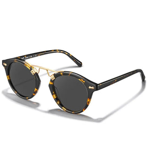 Acetate Tortoise Frame Woman Sunglasses 46mm