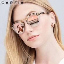 Cargar imagen en el visor de la galería, Acetate Tortoise Frame Woman Sunglasses 46mm