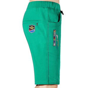 Bermudas Bruce & Shark ropa informal de Golf, cintura elástica, amarillo, verde, azul,.