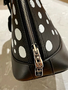 Luxury YK louiseits Alma BB designer bag polka dots 24x18