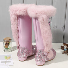 Cargar imagen en el visor de la galería, Frozen botas con lentejuelas para niñas Disney 4-13 años, invierno. 24.37