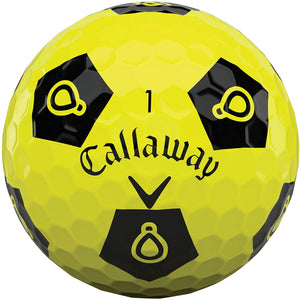 Callaway - Pelotas de golf suaves cromadas.