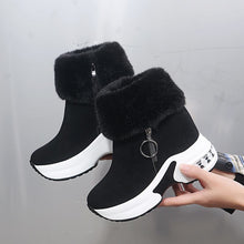 Cargar imagen en el visor de la galería, Botas de nieve con plataforma, botines informales invierno 35-41