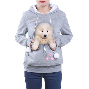 Plus Size S-4XL 2020 High Quality Cat Lovers Hoodies Ears Cuddle Pouch Dog Pet Hoodies For Casual Kangaroo Pullovers Sweatshirt