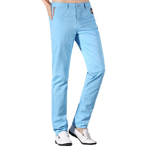 Pantalones chinos bordados tiburón 97% Algodón elástico para hombre azul y naranja. 28-40
