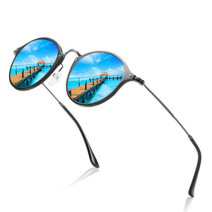 Gafas sol polarizadas aluminio y magnesio unisex lentes de conducción súper ligeras, 48mm, UV400