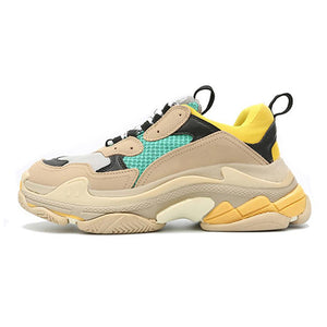 Paris sneakers suela cristal triple S. 36-45. Colores solidos y combinados