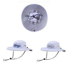 Cargar imagen en el visor de la galería, Sombrero de ala ancha y cordon ideal para golf y pesca