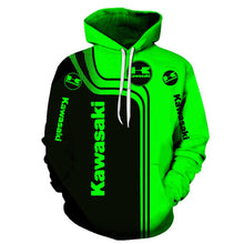 Cargar imagen en el visor de la galería, Green Fashion: Sudadera Kawasaki 6XL