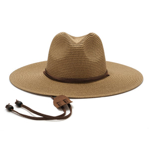 Sombrero de paja de Panamá con correa
