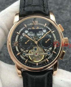 Reloj automático acero inoxidable oro rosa movimiento watchesa. 42mm. PP.