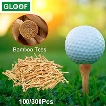 Cargar imagen en el visor de la galería, 300/100 Uds Tees para Golf de bambú más fuerte que de madera tamaño de camiseta/54/70/83mm| |