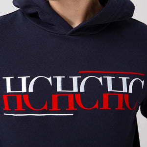 Sudadera capucha, letras estampadas, otoño e invierno-CHCH