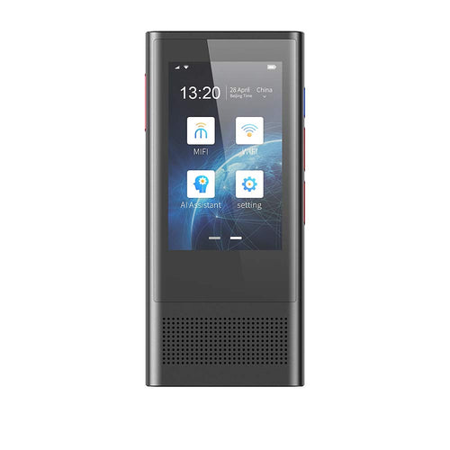 Nrpfell W1 3.0 TraduccióN AI Voice Photo Translator 3.1 Pulgadas IPS 4G WIFI 8GB Memoria 2080MAh 117 Idiomas TraduccióN OTG PortáTil