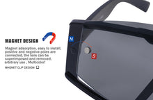 Cargar imagen en el visor de la galería, Gafas sol magnéticas extraíbles con letras unisex, UV400. Logomania.