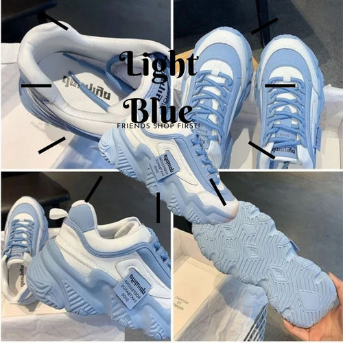 Light blue. Zapatillas de deporte pastel para mujer. 35-40
