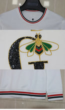 Cargar imagen en el visor de la galería, Jersey Queen Bee lentejuelas unisex 4XL