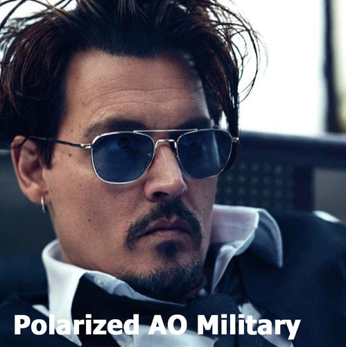 Gafas De Sol polarizadas estilo militar para hombre 49mm