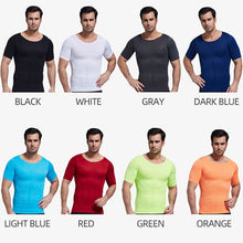 Cargar imagen en el visor de la galería, Camiseta moldeadora para hombre 8 colores.