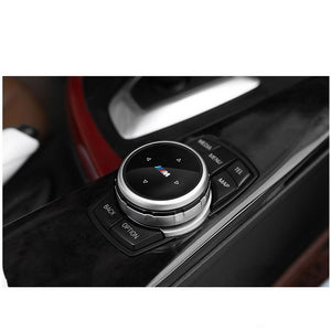 Accesorios de la cubierta de los botones multimedia del interior del automóvil para BMW 1 2 3 4 5 7 Series X1 X3 X4 X5 X6 F30 E90 E92 F10 F15 F16 F34 F07 F01 E60 E70 E71