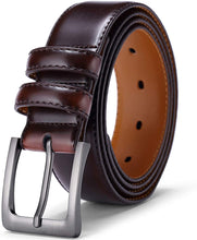 Cargar imagen en el visor de la galería, Cinturón Jeans de golf 35mm, cinturones de cuero genuino para vestimenta informal de hombres