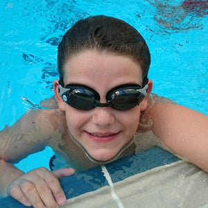 Gafas de natación ópticas con diferente graduacion en cada ojo. Niños y adultos.