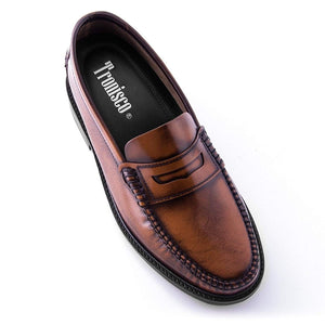 Masaltos Zapatos de Hombre con Alzas Que Aumentan Altura Hasta 7 cm. Fabricados EN Piel. Modelo Arosa