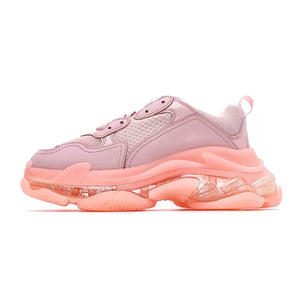 Paris sneakers suela cristal triple S. 36-45. Colores solidos y combinados