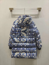 Cargar imagen en el visor de la galería, Traf-Chaqueta de satén con estampado mosaico. XL
