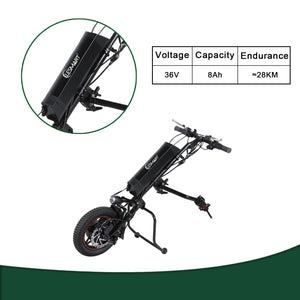 Kit de transformacion silla ruedas en ciclomotor electrico 36V 250W . 7km/h