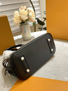 Luxury YK louiseits Alma BB designer bag polka dots 24x18