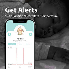 Cargar imagen en el visor de la galería, Monitor de bebé 0-3. Frecuencia cardíaca, posición del sueño, temperatura. IOS y Android.
