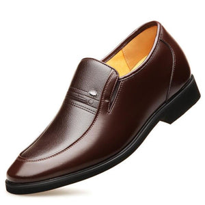 Zapatos de tacón oculto para hombre, Oxfords aumento 6 cm, cuero. 39-43