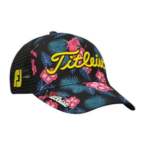 Gorras de golf coloridas diseño floral de algodon.